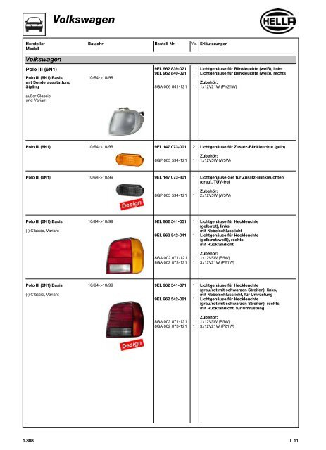 Hella Beleuchtung 2011/2012 - Technomag