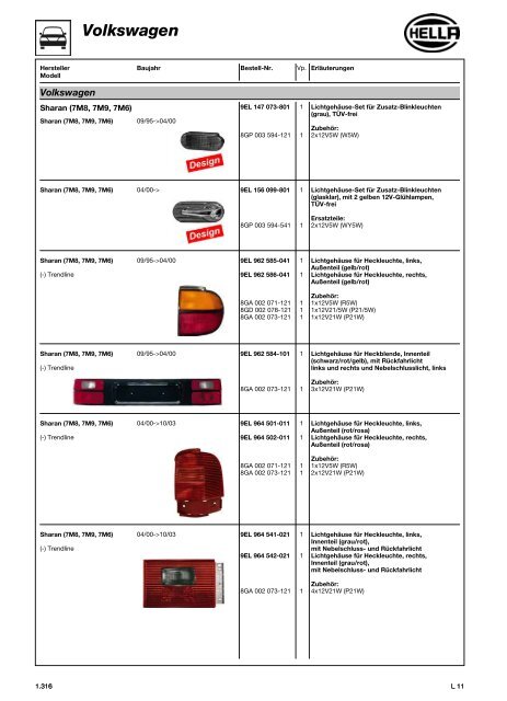 Hella Beleuchtung 2011/2012 - Technomag