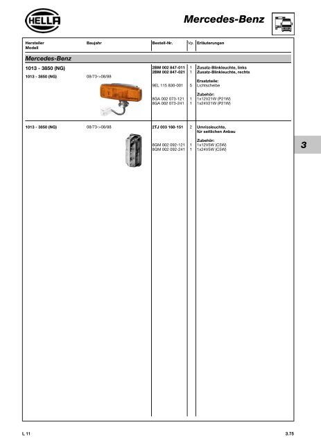 Hella Beleuchtung 2011/2012 - Technomag