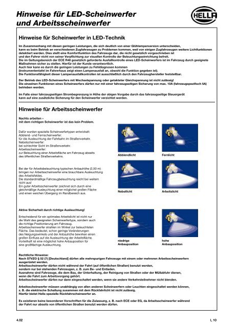 Hella Beleuchtung 2011/2012 - Technomag