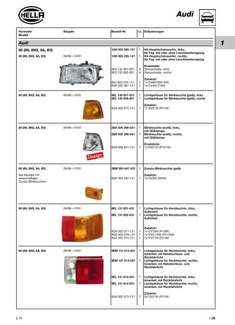 Hella Beleuchtung 2011/2012 - Technomag