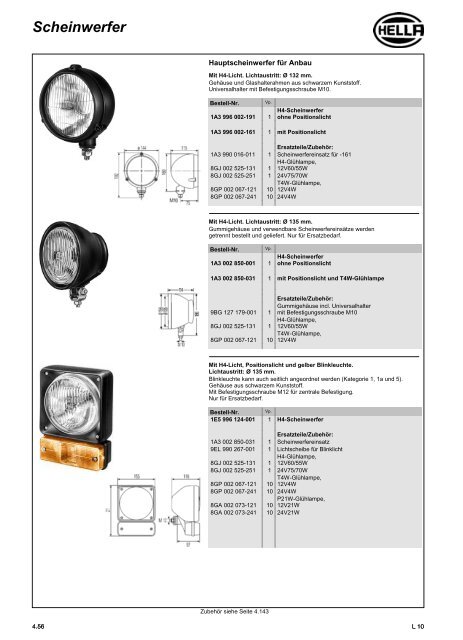 Hella Beleuchtung 2011/2012 - Technomag