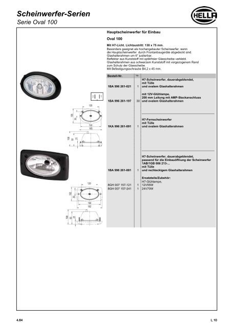 Hella Beleuchtung 2011/2012 - Technomag