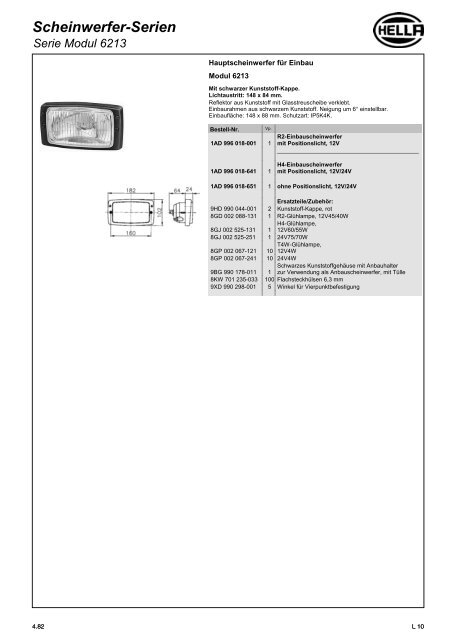 Hella Beleuchtung 2011/2012 - Technomag