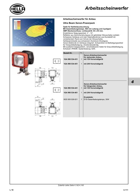 Hella Beleuchtung 2011/2012 - Technomag