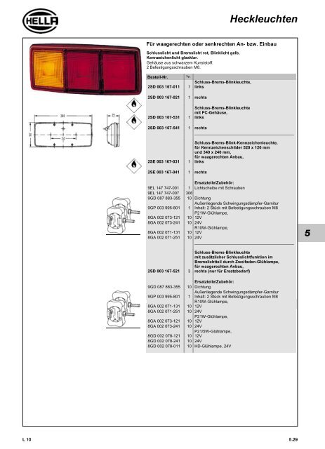 Hella Beleuchtung 2011/2012 - Technomag