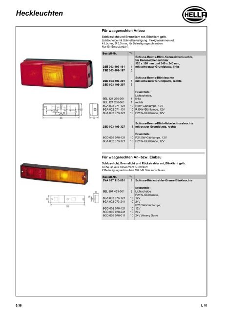 Hella Beleuchtung 2011/2012 - Technomag