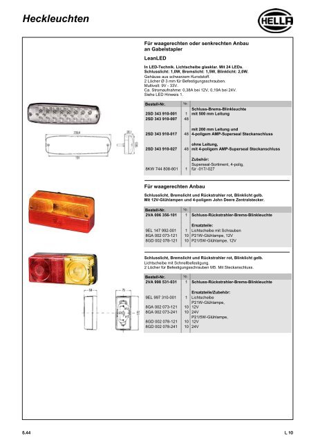 Hella Beleuchtung 2011/2012 - Technomag