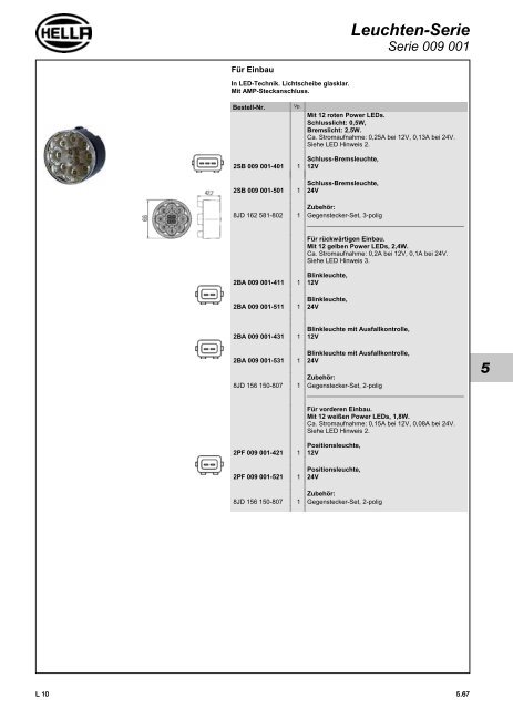 Hella Beleuchtung 2011/2012 - Technomag
