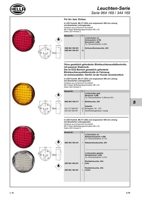 Hella Beleuchtung 2011/2012 - Technomag