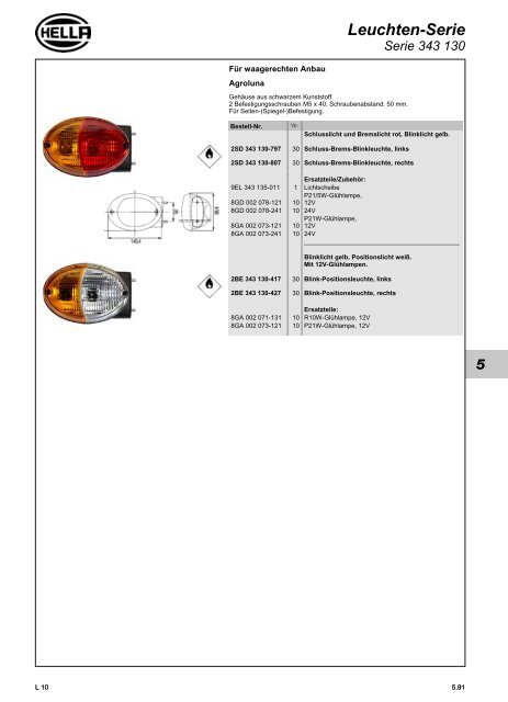 Hella Beleuchtung 2011/2012 - Technomag