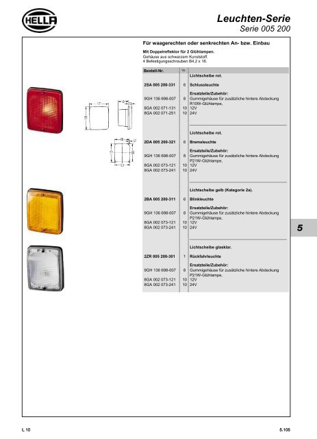 Hella Beleuchtung 2011/2012 - Technomag