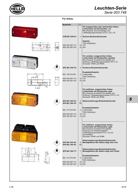 Hella Beleuchtung 2011/2012 - Technomag