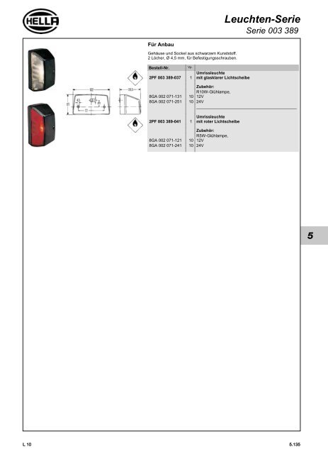 Hella Beleuchtung 2011/2012 - Technomag