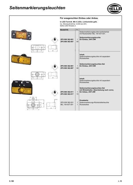 Hella Beleuchtung 2011/2012 - Technomag