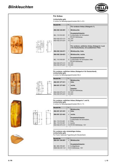 Hella Beleuchtung 2011/2012 - Technomag