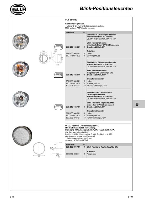 Hella Beleuchtung 2011/2012 - Technomag