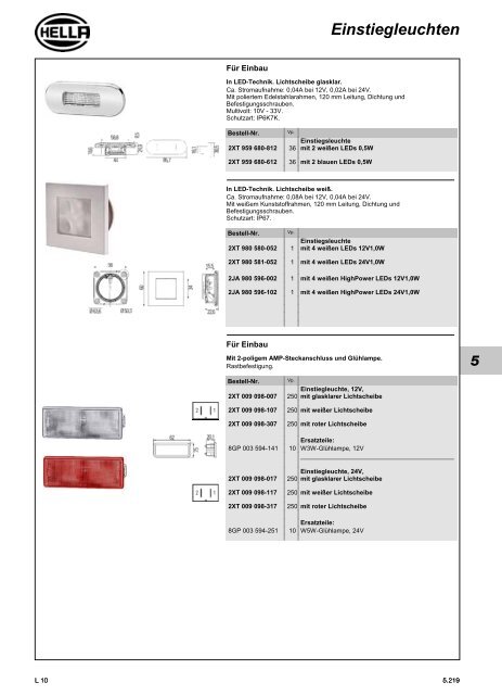 Hella Beleuchtung 2011/2012 - Technomag