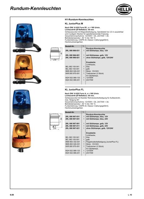 Hella Beleuchtung 2011/2012 - Technomag