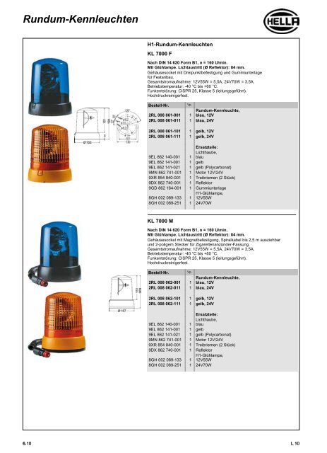 Hella Beleuchtung 2011/2012 - Technomag