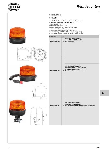 Hella Beleuchtung 2011/2012 - Technomag