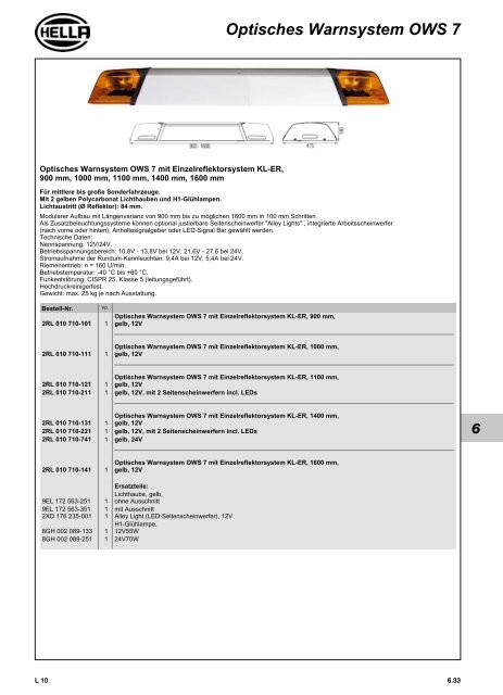 Hella Beleuchtung 2011/2012 - Technomag