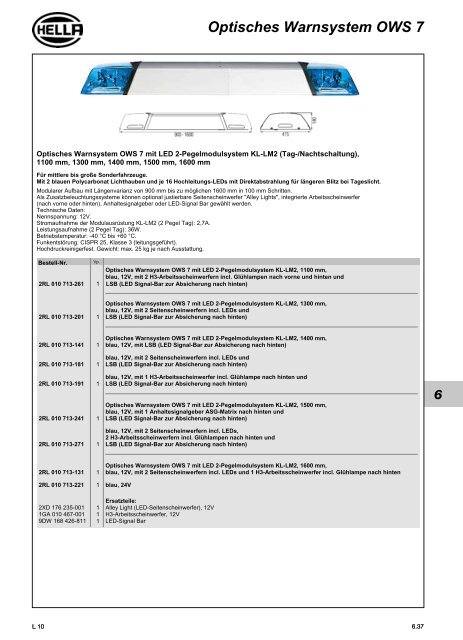 Hella Beleuchtung 2011/2012 - Technomag
