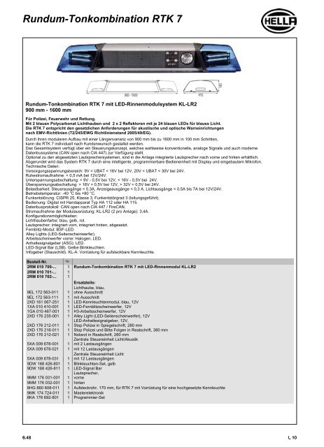 Hella Beleuchtung 2011/2012 - Technomag