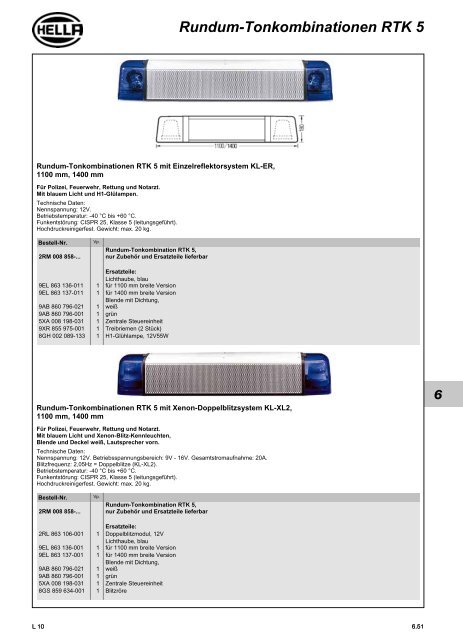 Hella Beleuchtung 2011/2012 - Technomag