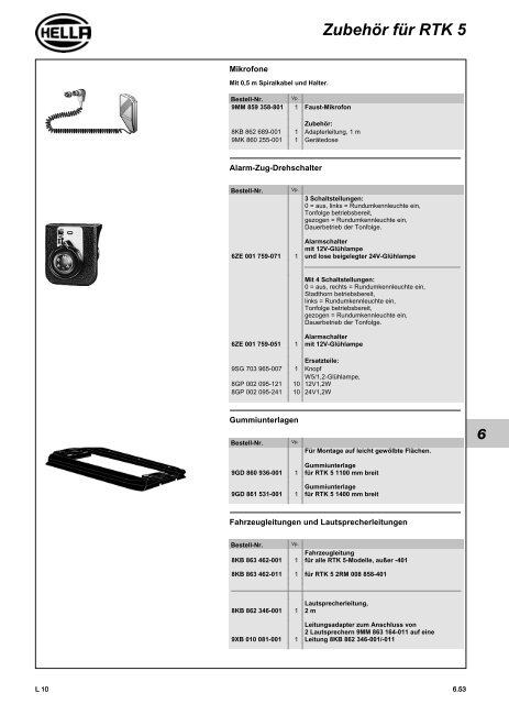 Hella Beleuchtung 2011/2012 - Technomag