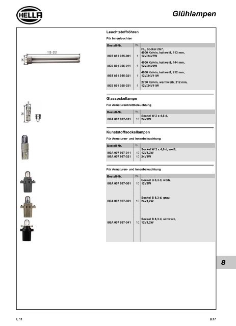 Hella Beleuchtung 2011/2012 - Technomag