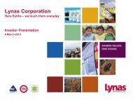 Lynas Corporation