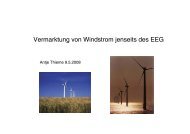 Vermarktung von Windstrom jenseits des EEG - Fachgebiet ...