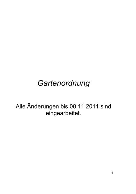 Gartenordnung (PDF) - Stadtverband Nürnberg der Kleingärtner e.V.