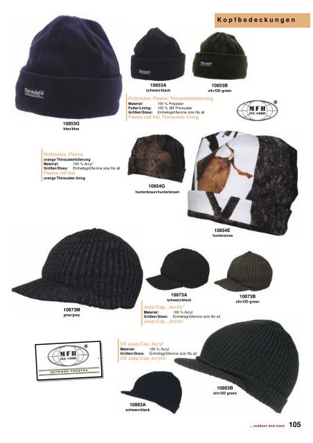 Outdoor - Camping Katalog 2011 - DaGecko