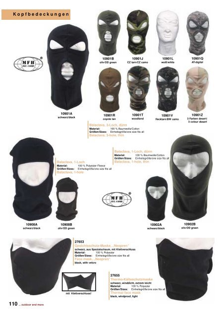 Outdoor - Camping Katalog 2011 - DaGecko