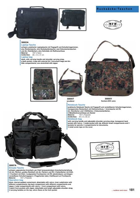 Outdoor - Camping Katalog 2011 - DaGecko