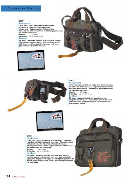 Outdoor - Camping Katalog 2011 - DaGecko