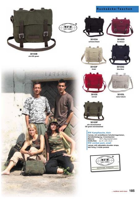 Outdoor - Camping Katalog 2011 - DaGecko