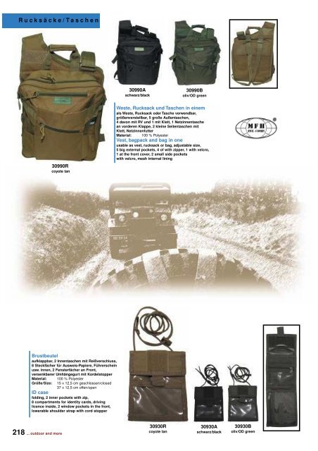 Outdoor - Camping Katalog 2011 - DaGecko