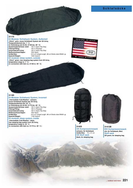 Outdoor - Camping Katalog 2011 - DaGecko