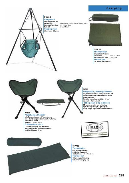 Outdoor - Camping Katalog 2011 - DaGecko