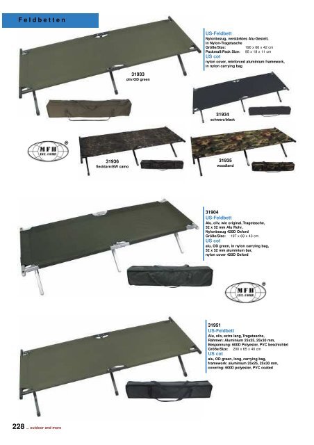 Outdoor - Camping Katalog 2011 - DaGecko