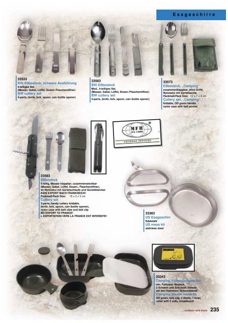 Outdoor - Camping Katalog 2011 - DaGecko