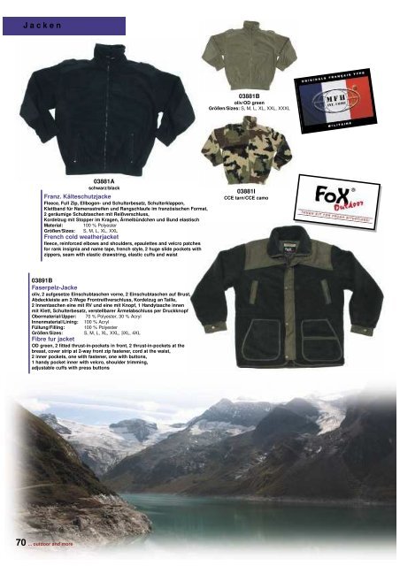 Outdoor - Camping Katalog 2011 - DaGecko