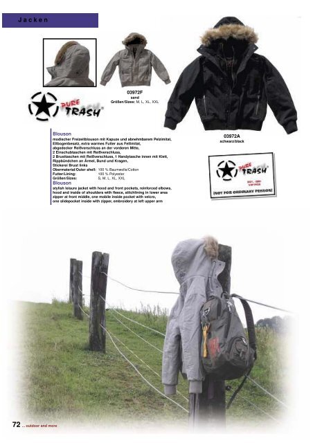 Outdoor - Camping Katalog 2011 - DaGecko