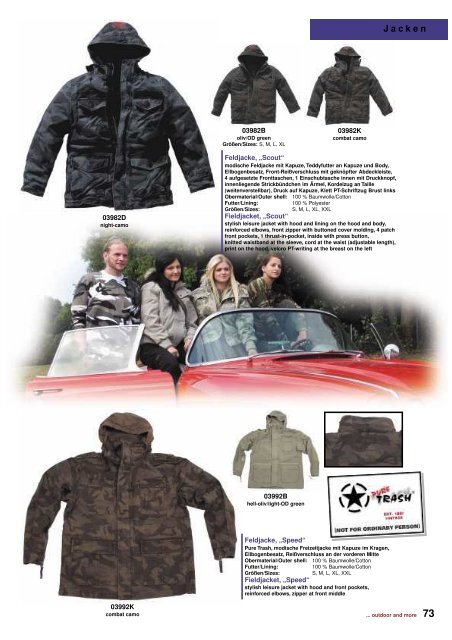 Outdoor - Camping Katalog 2011 - DaGecko