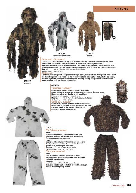 Outdoor - Camping Katalog 2011 - DaGecko