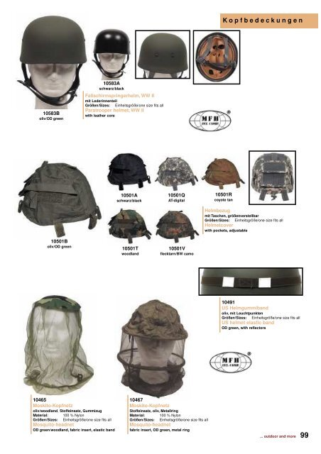 Outdoor - Camping Katalog 2011 - DaGecko