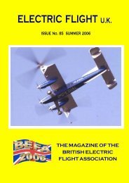 ELECTRIC FLIGHT U.K. ISSUE No. 85 SUMMER 2006